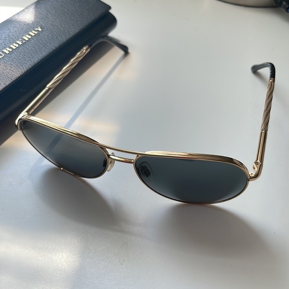 Burberry aviator glasses b 308212 110 - Picture 6 of 7
